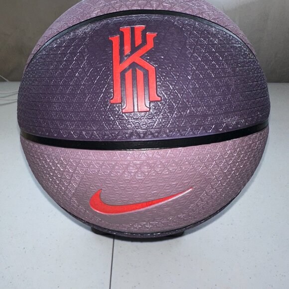 KYRIE IRVING LOGO SIGNED NIKE BASKETBALL AUTOGRAPHED W/COA MAVERICKS NETS - 743 - Picture 4 of 8